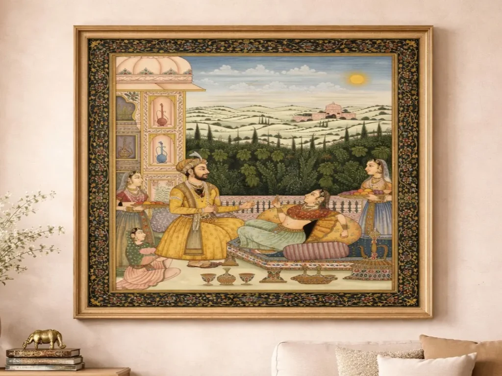 best-traditional-mural-painting-mughal-in-kochi