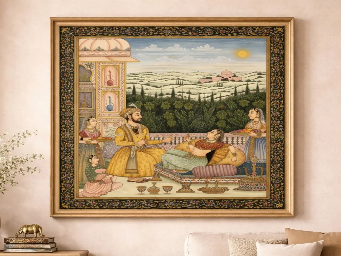 best-traditional-mural-painting-mughal-in-kochi